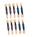 FOMIYES 10pcs Makeup Brush Blending Brush Eye Shadow Brush Double Head Eye Shadow Stick Miss