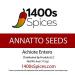 4oz Annatto Seeds - Heat-Sealed Resealable Bag by 1400s Spices - Buy Online on GoSupps.com