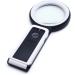 Portable Magnifying Glass with Light & Scale Handheld Large Magnifying Glass 18 LED Cold and Warm Light with 3 Modes Reading Magnifying Glass with Light for Seniors Hands Free 18 LED Cold and Warm 3 - Buy Online on GoSupps.com