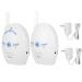 Audio Baby Monitor Wireless Digital Audio Baby Monitor Nanny Intercom Electronic Alarm Two-Way and Talk Back Intercom (US)