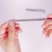 Stainless Steel Sword and Rectangle Nail Files - 2 Pack with Diamond Grit 100/180/240 - Non Slip Handle - for Natural and Acrylic Nails - Buy Online on GoSupps.com