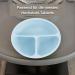 Silicone Baby Plate with Suction Cup, Spoon & Fork Set - BPA Free, Non-Slip Toddler Tableware with Compartments in Light Blue - Buy Online on GoSupps.com