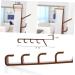 GLEAVI 3pcs Five Abs Hooks Resin Towel Sections Bags Rack The for Hanging Multipurpose Hanger Door - Buy Online on GoSupps.com