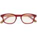 Eyekepper UV Protection Reading Glasses - Bamboo Look Anti-Reflective Red Frame & Yellow Tinted Lenses +3.0 - Buy Online on GoSupps.com