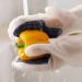 Magic Dish Washing Gloves Silicone Rubber Cleaning Brush Scrubber Kitchen Accessories (Purple) - Buy Online on GoSupps.com