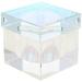 Nail Art Acrylic Liquid Powder Dappen Dish with Lid Clear Glass Crystal Cup Glassware Tools Glass Dappen Dish Nail Art Equipment