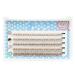 Shop Handmade 3D Layer Effect Artificial Eyelashes - Individual A-shaped 8/9/12/19mm Brown-Fish | International Shipping - Buy Online on GoSupps.com