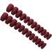 Beaupretty Wine Red Coffin Nails Full Cover Matte False Nails French Acrylic Press On Nails for Women 24pcs - Buy Online on GoSupps.com