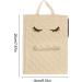 Toilet Paper Cute Eyelash Shape Cotton Toilet Paper Storage | Toilet Paper Dispenser Box for Camping Bathroom RV Car Travel No Glue or Drill Needed Beige - Buy Online on GoSupps.com