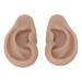Realistic Fake Ear Model for Ear Piercing - Reusable Soft Silicone Simulation (Dark Skin Color) - Buy Online on GoSupps.com