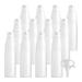 ZEOABSY 12 Pieces 20 ml White Lotion Bottles with White Pump 20ml Empty PET Plastic Lotion Pump Bottle Cosmetic Gel Travel Container for Cosmetic Make up Cleaning + 2 x Funnel White 20ml