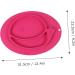Toyvian Silicone Whale Plate Suction Plate for Babies - Red Silicone Dinner Plate with Suction Bowl - Baby Tableware Compartment Plate - 31.5x23.5cm - Buy Online on GoSupps.com