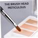 Baluue 1 Set Concealer Brush Makeup Brushe Eyeshadow Brush Makeup Handle Brush Lip Black Man-made Fiber - Buy Online on GoSupps.com