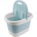 Baignoire de Trempage Pliable pour Bain de Pieds avec Poign e Seau en Plastique avec Point D'acupuncture de Massage pour Laver les Pieds Tremp s (BLUE) - Buy Online on GoSupps.com