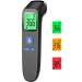 Fieberhermometer Contactless Stirnthermometer digital infrared thermometer for babies and adults with immediate measurement accuracy and fever alarm black