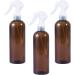Beaupretty 3-Pack Amber Plastic Spray Bottles | Refillable Essential Oil & Cleaning Containers - Buy Online on GoSupps.com