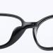 Luo-401XX Unisex Round Eyeglass Frame - Transparent Eyeglass Protector with Clear Lens - Light Black - International Shipping Available - Buy Online on GoSupps.com