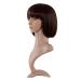 MapofBeauty 30cm Short Straight Wig for Women - Dark Brown - Shop Internationally - Buy Online on GoSupps.com