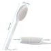 Mczxon Bath Body Back Shower Brush - Long Handle for Exfoliation & Blood Circulation - Wet/Dry Body Scrubber (Transparent) - Buy Online on GoSupps.com