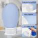 Opret 4 Pcs 60ml Silicone Travel Bottle Set Leak Proof Refillable Squeezable Containers with Label 2oz for Shampoo Conditioner and Toiletries BPA Free and TSA Approved Blue pink green grey - Buy Online on GoSupps.com