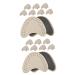 NOLITOY 16 Pairs Forefoot Stickers Shoe Inserts Foot Pad High-Heel Sole Pads Forefoot Support Pads Sole Anti-Skid Inserts Anti-Slip Shoes Pads Shoe Pads Girl Child High Heel Front Pad