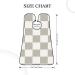 Light Grey Checkered Beard Bib Apron | Non-Stick Hair Catcher for Shaving | Perfect Gifts for Men | One Size Fits All - Buy Online on GoSupps.com