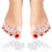 4-Piece Silicone Toe Separator for Hallux Valgus & Hammer Toe Relief - Foot Pain Solutions - Buy Online on GoSupps.com