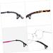 Housoutil Retainer 2 Sets Non-Slip Silicone Sleeves & Glasses Holders | Anti-Drop Accessories for Glasses | 5 Pairs Black 6x1.8cm - Buy Online on GoSupps.com