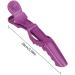 Crocodile Hair Clip Hairdressing Styling Alligator Sectioning Clamp Hairpins 6PCS Purple Clips Barrettes - Buy Online on GoSupps.com