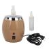 Massage Oil Heater Warmer 300ml 360 Degree Surround Heating Drip Proof Grooves Promotes Skin Care Product Absorption Fashion Design Portable (US Plug 100 120V)