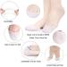 EQLEF Silicone Gel Toe Caps - Breathable Toe Protector for Ballet Pointe Shoes - 2 Pairs - Buy Online on GoSupps.com