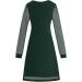 Hanxiulin Women's Winter Maxi Dress - Elegant Long-Sleeved Party & Cocktail Dress V-Neck Bodycon Evening Dress in Green - Perfect Gift for Any Occasion - Buy Online on GoSupps.com