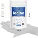 Iodine Tablets 150mcg x 180 (6 Month Supply) - Vegan High Strength Source of Iodine from Potassium Iodide - Pregnancy Health - Buy Online on GoSupps.com