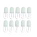 Lurrose 10 st lip gloss tube lip mini capsule bottle pipes with magic wand bottles themselves colored clear lip gloss bottles lip gloss tube holder applicator travel filling plastic pp green