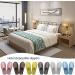 Buy KMOCEPLY 24 Pairs Unisex Closed Toe Disposable Slippers - Non-Slip House Shoes for Guests Hotels Weddings and Home Size 42 EU Coffee - Buy Online on GoSupps.com