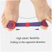 Hallux Valgus Belt - Big Toe Correction Training Band | Nylon Elastic Thumb Trainer for Valgus Relief - Buy Online on GoSupps.com