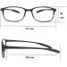 Mcoorn Reading Glasses 2 Pack - Lightweight Flexible Anti-Blue & Anti-Reflective for Men & Women with Case - 1.75x Magnification - Buy Online on GoSupps.com