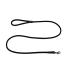 Leash - rope leash with hand loop Basic 10mm 27 colours 7 lengths (1.55 m black) 1.55 m black