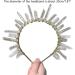amangul Quartz Headband Natural for Crystal for Head Natural for Matter Rainbow Stone Crown -style for Rhinesto(Silver Line White) - Buy Online on GoSupps.com