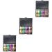 NOLITOY 3pcs 40 Eyeshadow Eye Shadow Palettes Makeup Earth Tones 1 count (Pack of 1) As Shownx3pcs