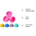 3-Piece Silicone Ice Cream Ball Mold Set for DIY Kitchen Baking | Ideal for Wedding Cake, Chocolate, Desserts, and Aromatherapy Plaster Mold - Buy Online on GoSupps.com