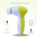Facial Cleansing Brush - Skin Cleansing, Exfoliating, Massaging Tool - Waterproof with 5 Interchangeable Heads (Green) - Buy Online on GoSupps.com