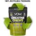 VOW Nutrition Creatine Chews 100 Flavoured Chews | Convenient & Tasty Creatine Monohydrate | Apple Mango & Lime Flavor | Informed Sports Approved - Buy Online on GoSupps.com