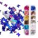 12 Colors 3D Holographic Butterfly Nail Art Glitter Sequins - Sparkly Laser Decals for Acrylic Nails - Manicure Paillettes for Women - Buy Online on GoSupps.com