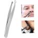 Hair Removal Tweezers Nose Hair Tweezers Stainless Steel Round Tip Face Hair Remover Eyelash Eyebrow Tweezers - Buy Online on GoSupps.com