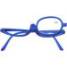 Shop Women's Cosmetic Glasses - Blue Acrylic Frame Anti-Scratch Makeup Glasses +4.00 Perfect Gift! - Buy Online on GoSupps.com