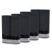 Black toilet paper - 3 -layer - Renova Black Label - toilet paper black - luxurious soft and original 3 -layer toilet paper in black (4 -pack (24 rolls)) White