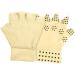 Healvian 3 Pairs Non-Slip Silicone Magnetic Fitness Gloves - Anti-Tendonitis Riding & Biking Protection - Buy Online on GoSupps.com