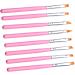 minkissy 3 Sets Gel Nail Brush Nail Art Supplies Detail Drawing Brush Nail Gel Kit De Manicura Nail Art Tips Builder Gel Builder for Nails Builder Gel for Nails Pink Tool Painted - Buy Online on GoSupps.com