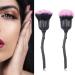 AKOAK Rose Makeup Brush - Soft Blush & Nail Cleaning Brush for Daily Use - Long Handle Delicate Fiber Bristles Ideal for Girls - Buy Online on GoSupps.com